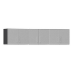 Ulti-MATE Garage 2-Door Oversized Wall Cabinet in Stardust Silver Metallic (3-Pack) | Garage Giant 