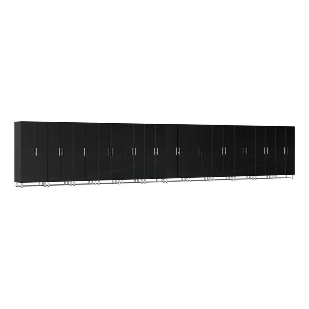Ulti-MATE Garage 2-Door Tall Cabinet in Midnight Black Metallic (12-Pack) | Garage Giant