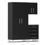 Ulti-MATE Garage 3-Piece Cabinet System in Midnight Black Metallic-UG27030B-Garage Giant 