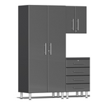 Ulti-MATE Garage 3-Piece Cabinet System in Graphite Grey Metallic-UG27030G-Garage Giant 