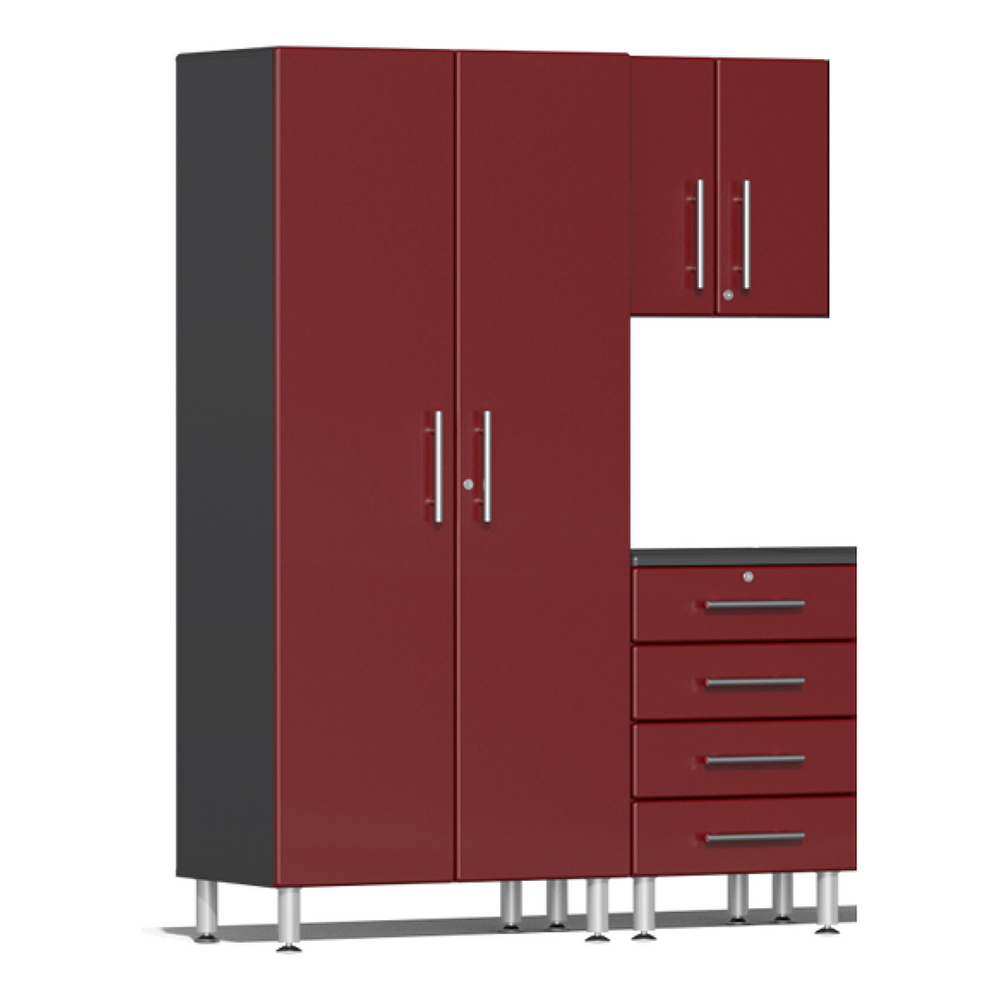 Ulti-MATE Garage 3-Piece Cabinet System in Ruby Red Metallic-UG27030R-Garage Giant