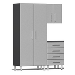 Ulti-MATE Garage 3-Piece Cabinet System in Stardust Silver Metallic-UG27030S-Garage Giant 