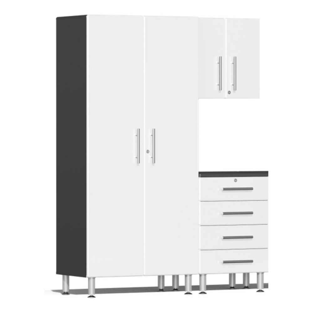 Ulti-MATE Garage 3-Piece Cabinet System in Starfire White Metallic-UG27030W-Garage Giant
