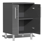 Ulti-MATE Garage 2-Door Base Cabinet in Graphite Grey Metallic (4-Pack) 