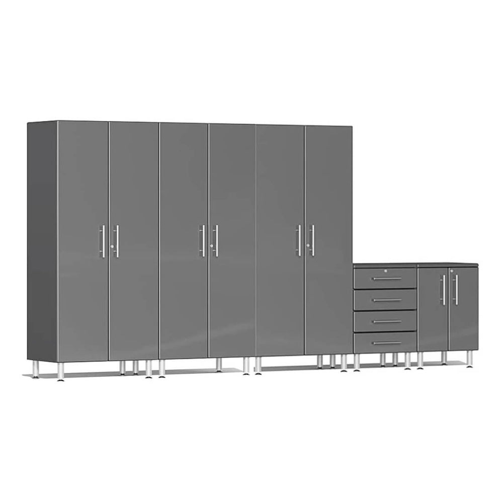 Ulti-MATE Garage 5-Piece Cabinet Set in Graphite Grey Metallic | Garage Giant