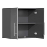 Ulti-MATE Garage 2-Door Wall Cabinet in Graphite Grey Metallic (8-Pack) 