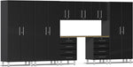 Ulti-MATE Garage Cabinets 9-Piece Cabinet Kit with Bamboo Worktop-UG27092B-Black-Garage Giant 