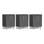 Ulti-MATE Garage 3-Piece 2-Door Garage Cabinet Kit in Graphite Grey Metallic-UG28030G-Garage Giant 