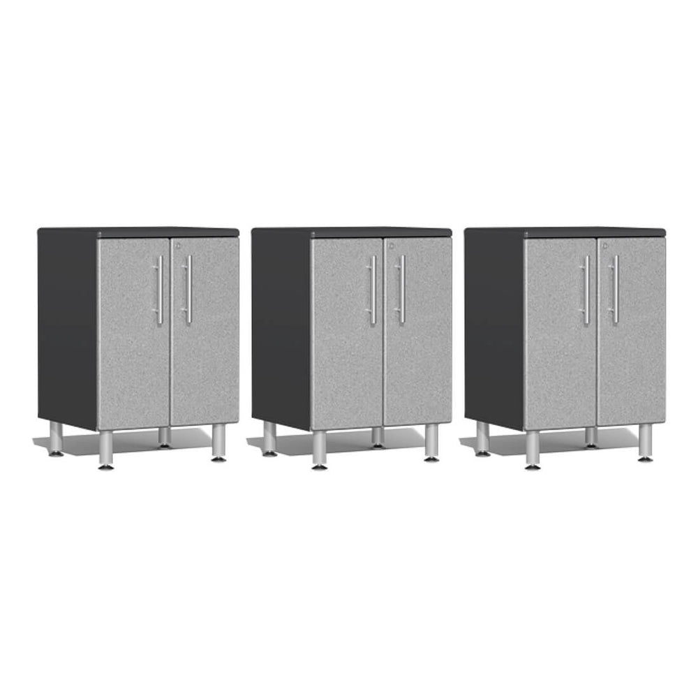 Ulti-MATE Garage 3-Piece 2-Door Garage Cabinet Kit in Stardust Silver Metallic-UG28030S-Garage Giant