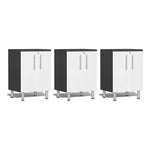 Ulti-MATE Garage 3-Piece 2-Door Garage Cabinet Kit in Starfire White Metallic-UG28030W-Garage Giant 