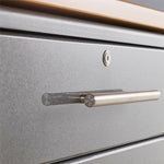 Ulti-MATE Garage 4-Drawer Base Cabinet in Graphite Grey Metallic (4-Pack) 