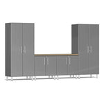 Ulti-MATE Garage Cabinets 5-Piece Set With Extra-Wide Base Cabinets-UG28052G-Graphite Grey-Garage Giant 