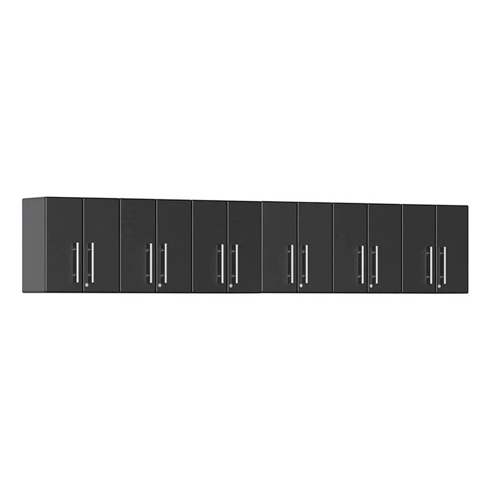 Ulti-MATE Garage 2-Door Wall Cabinet in Midnight Black Metallic (6-Pack) | Garage Giant