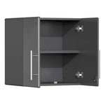 Ulti-MATE Garage 7-Piece Cabinet System with Bamboo Worktop in Graphite Grey Metallic 