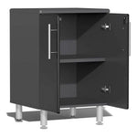 Ulti-MATE Garage 9-Piece Garage Cabinet Kit with Bamboo Worktop in Midnight Black Metallic-UG28092B-Garage Giant 