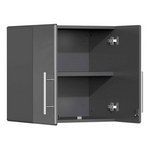Ulti-MATE Garage 8-Piece Cabinet Set with Bamboo Worktop in Graphite Grey Metallic-UG29082G-Garage Giant 
