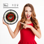 Collectable Sign and Clock US Marine Corps Backlit Wall Clock-USA710130-Garage Giant 