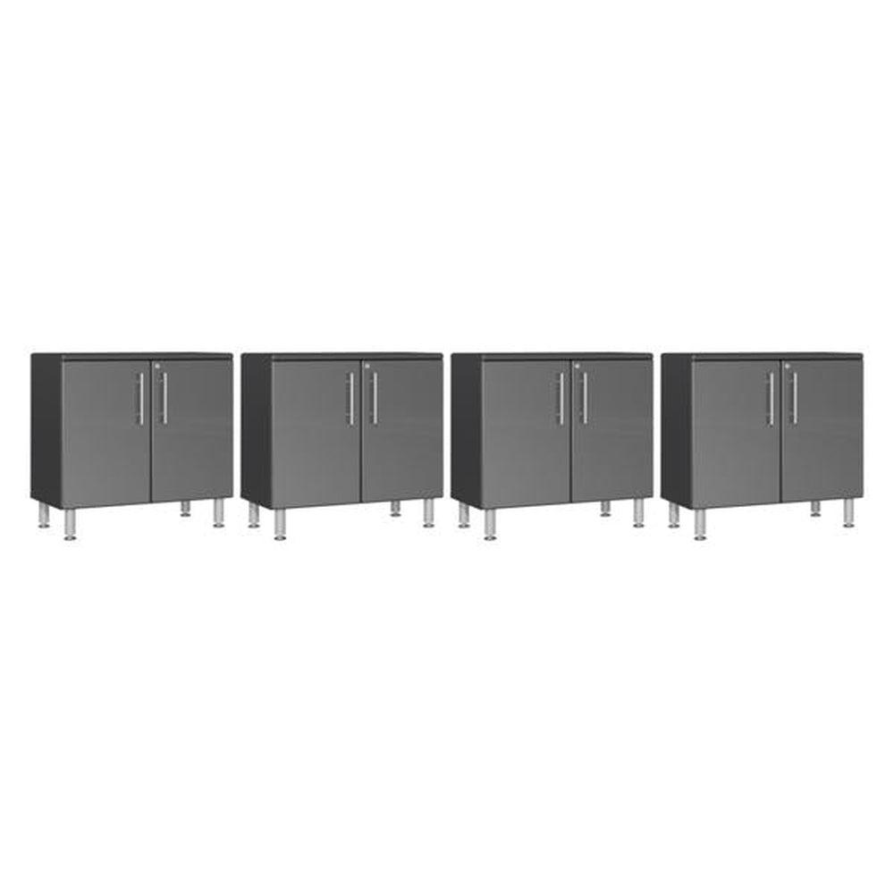 Ulti-MATE Garage Cabinets 4-Piece Extra-Wide Garage Storage Cabinets-UG29040G-Grey-Garage Giant