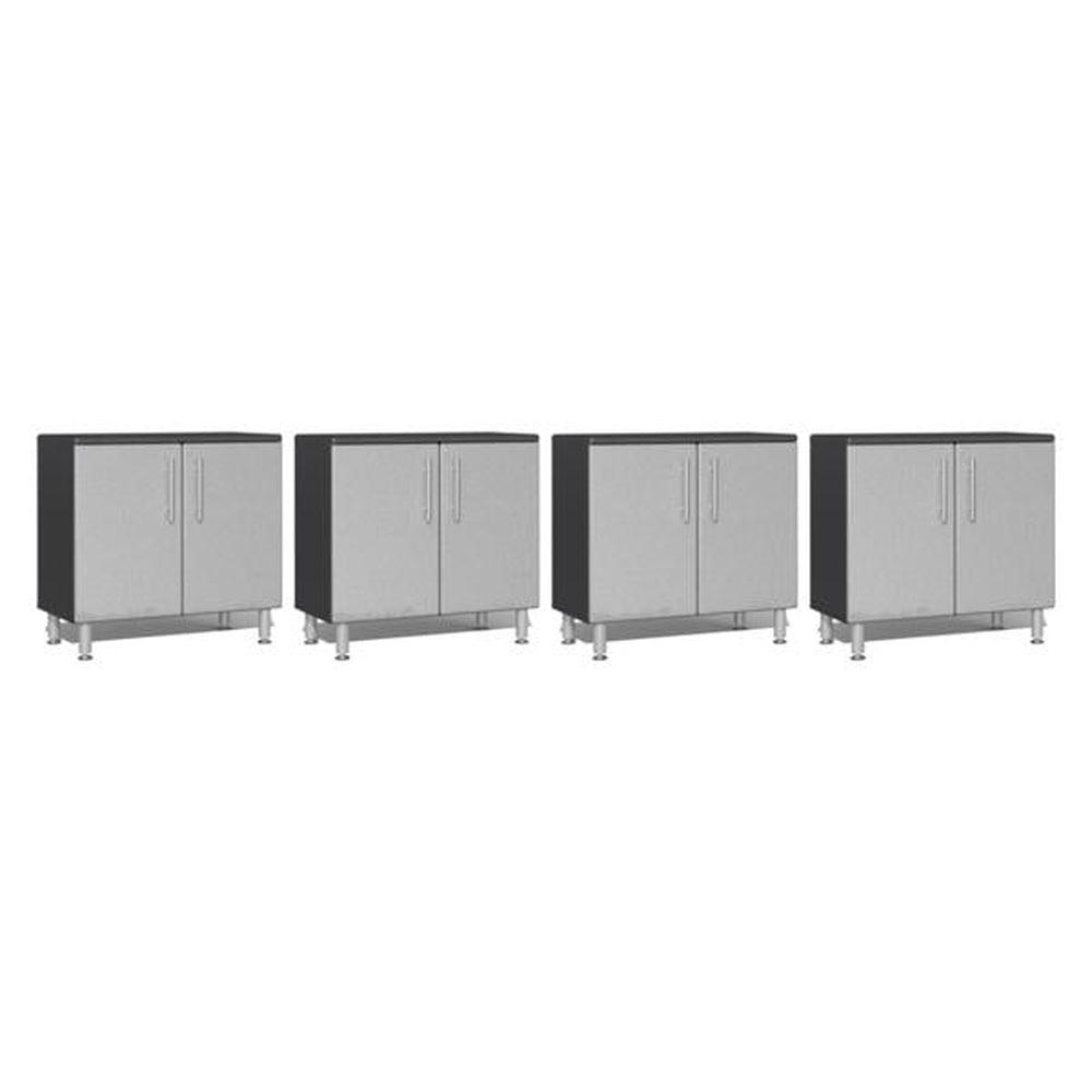 Ulti-MATE Garage Cabinets 4-Piece Extra-Wide Garage Storage Cabinets-UG29040S-Silver-Garage Giant