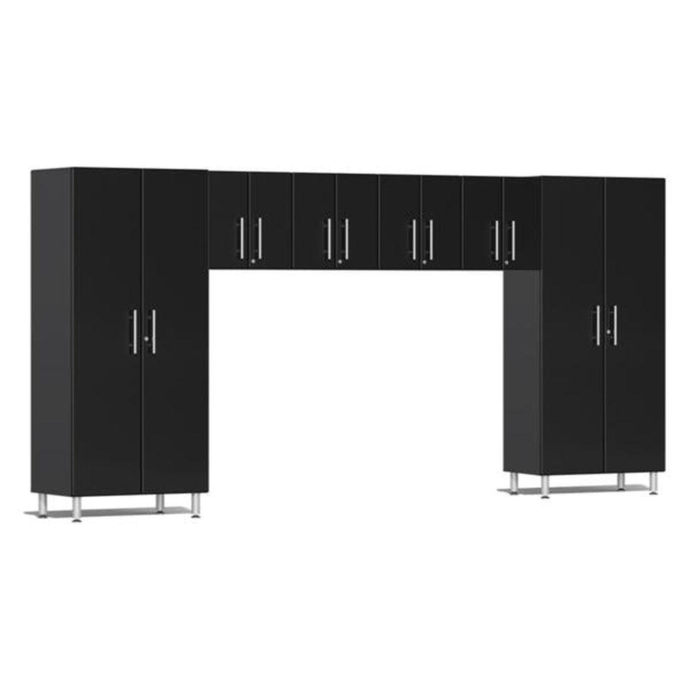 Ulti-MATE Garage Cabinets 6-Piece Set With 4x Wall Cabinets-UG20760B-Black-Garage Giant