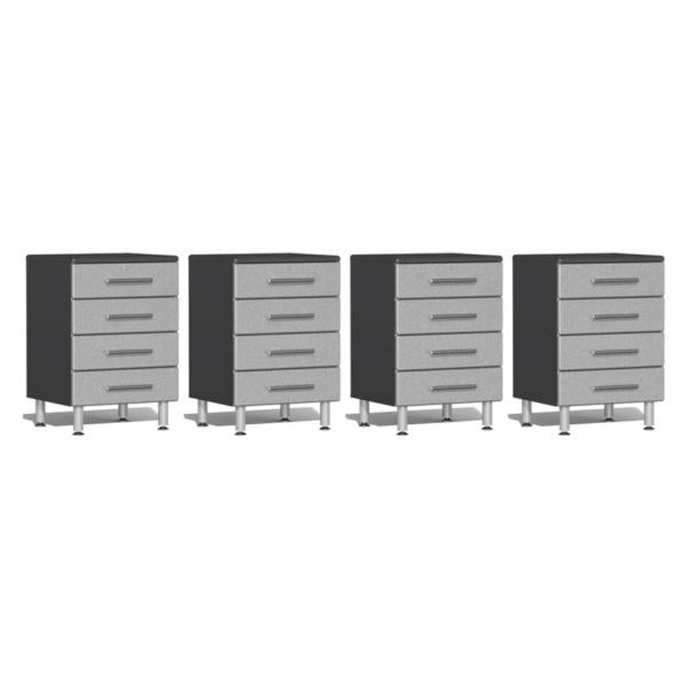 Ulti-MATE Garage Cabinets 4-Piece Garage Base Cabinets-UG28040S-Silver-Garage Giant