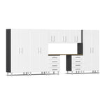 Ulti-MATE Garage Cabinets 9-Piece Cabinet Kit with Bamboo Worktop-UG27092G-Grey-Garage Giant 