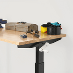 SafeRacks Height Adjustable Mobile Workbench-WB-C4824-HWB-Garage Giant 