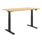 4Dock Electric 60 x 30 Height-Adjustable Industrial Workbench (Black Frame) | Garage Giant 