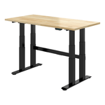 4Dock Electric 72 x 36 Height-Adjustable Industrial Workbench (Black Frame) | Garage Giant 
