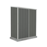 Absco EZI Slider 5' x 3' Metal Storage Shed - Woodland Gray 