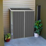Absco EZI Slider 5' x 3' Metal Storage Shed - Woodland Gray 