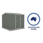 Absco Premier 7' x 7' Metal Storage Shed - Woodland Gray 
