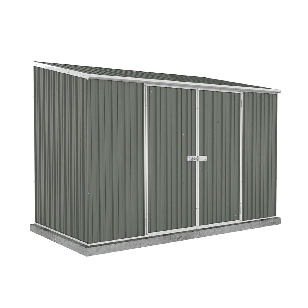 Absco Space Saver 10' x 5' Metal Garden Shed - Woodland Gray