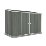 Absco Space Saver 10' x 5' Metal Garden Shed - Woodland Gray 