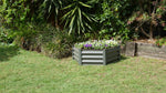 Absco The Organic Garden Co Hakea 3.28' x 3.28' x 1' Metal Hex Garden Bed - Woodland Gray 