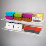 Fleximounts 2' x 4' White Wall Mounted Shelf (2-Pack)-FLX-WR24-WHT-Garage Giant 
