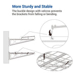 Fleximounts 2' x 6' White Wall Mounted Shelf (2-Pack)-FLX-WR26-WHT-Garage Giant 
