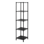 SafeRacks 14" x 14" x 60" 5-Tier Wire Rack-WS-141460-B5L-Garage Giant 