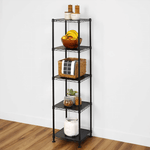 SafeRacks 14" x 14" x 60" 5-Tier Wire Rack-WS-141460-B5L-Garage Giant 