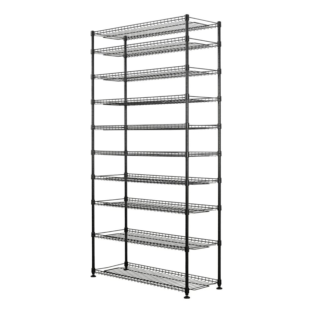 SafeRacks 10-Tier Pantry Organizer Rack-WS-143668-B10-P-Garage Giant