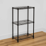 SafeRacks 10" x 18" x 30" 3-Tier Wire Rack-WS-181030-B3L-Garage Giant 