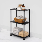 SafeRacks 10" x 18" x 30" 3-Tier Wire Rack-WS-181030-B3L-Garage Giant 