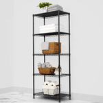 SafeRacks 14" x 24" x 60" 5-Tier Wire Rack-WS-241460-B5L-Garage Giant 