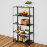 SafeRacks 14" x 30" x 60" 5-Tier Wire Rack-WS-301460-B5L-Garage Giant 