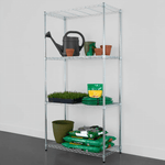 SafeRacks 18" x 36" x 72" 4-Tier Wire Rack (Zinc)-WS-361872-Z4L-Garage Giant 