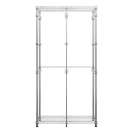 SafeRacks 12 Gallon Storage Bin Rack (Zinc)-WS-BR12-Z5-Garage Giant 