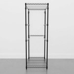 SafeRacks Storage Bin Rack (Black)-WS-BR27-B5-Garage Giant 