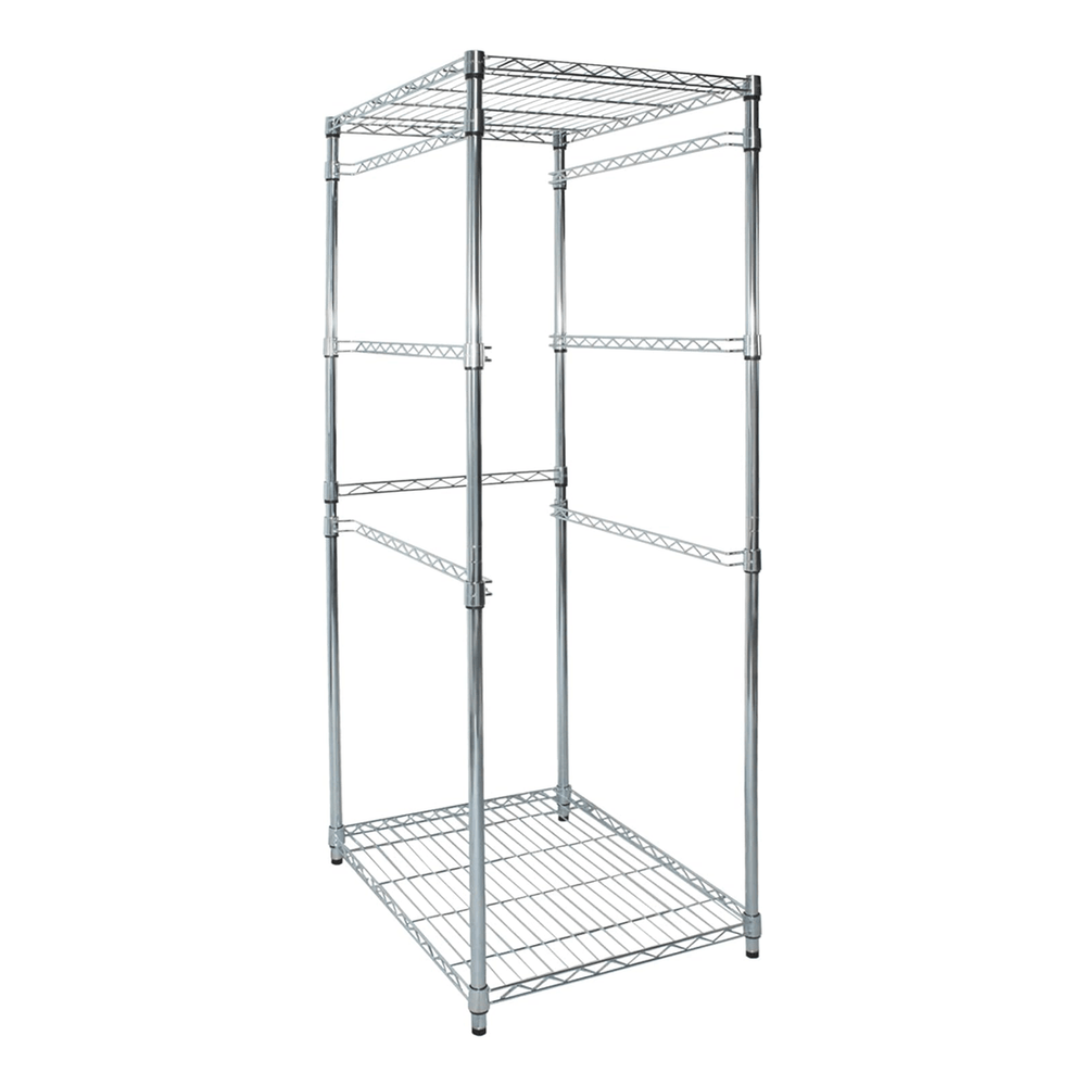 SafeRacks Storage Bin Rack (Zinc)-WS-BR27-Z5-Garage Giant