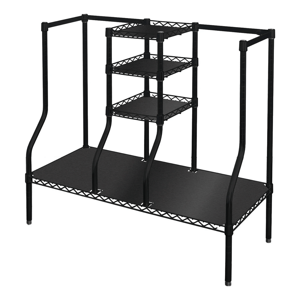 SafeRacks Golf Bag Organizer Rack (Black)-WS-STDGOLF-B-Garage Giant