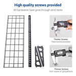 Fleximounts 3-Tier 1' x 4' Adjustable Wall Shelves-FLX-WS14B-BLK-Garage Giant 